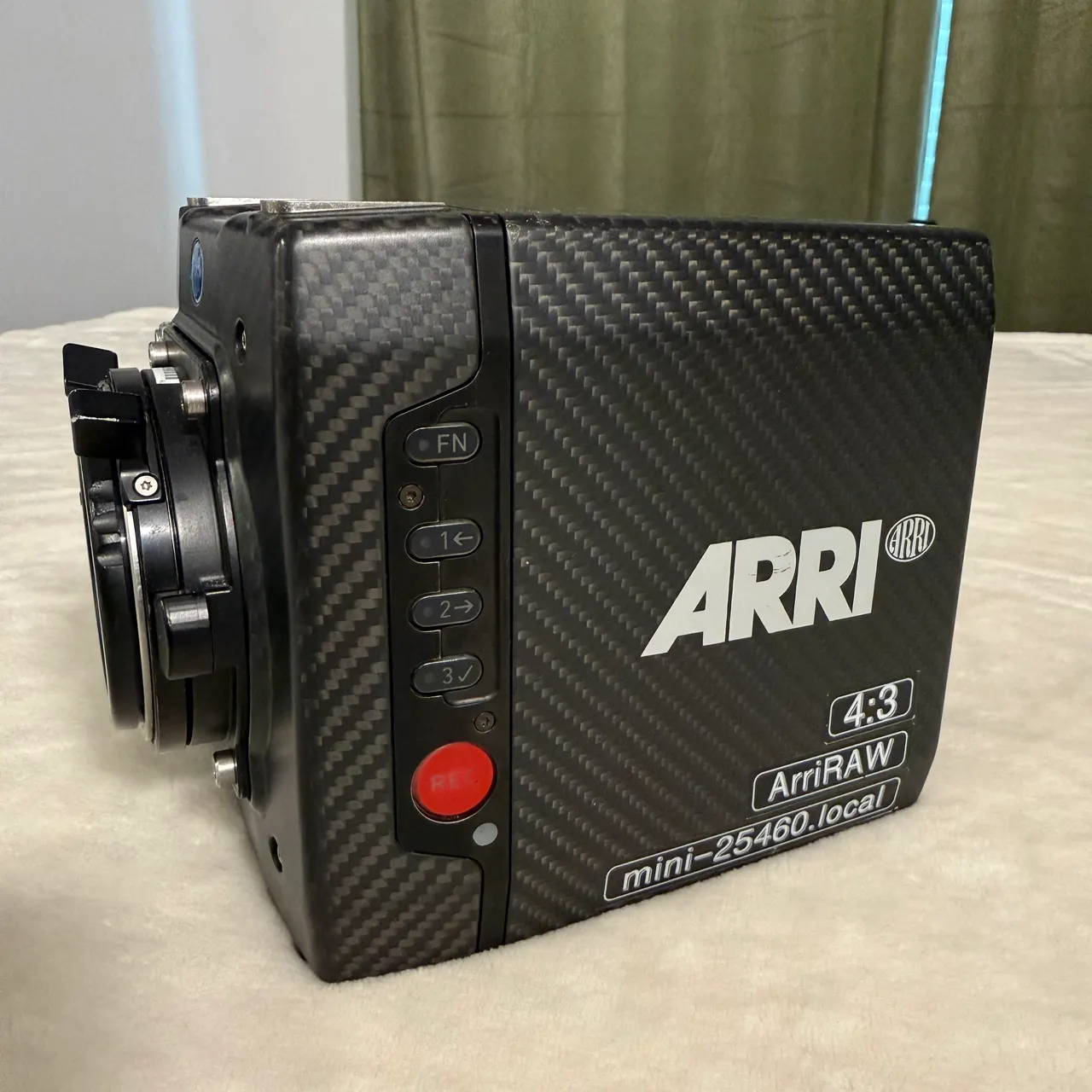 ALEXA Mini, left side with the PL mount on.